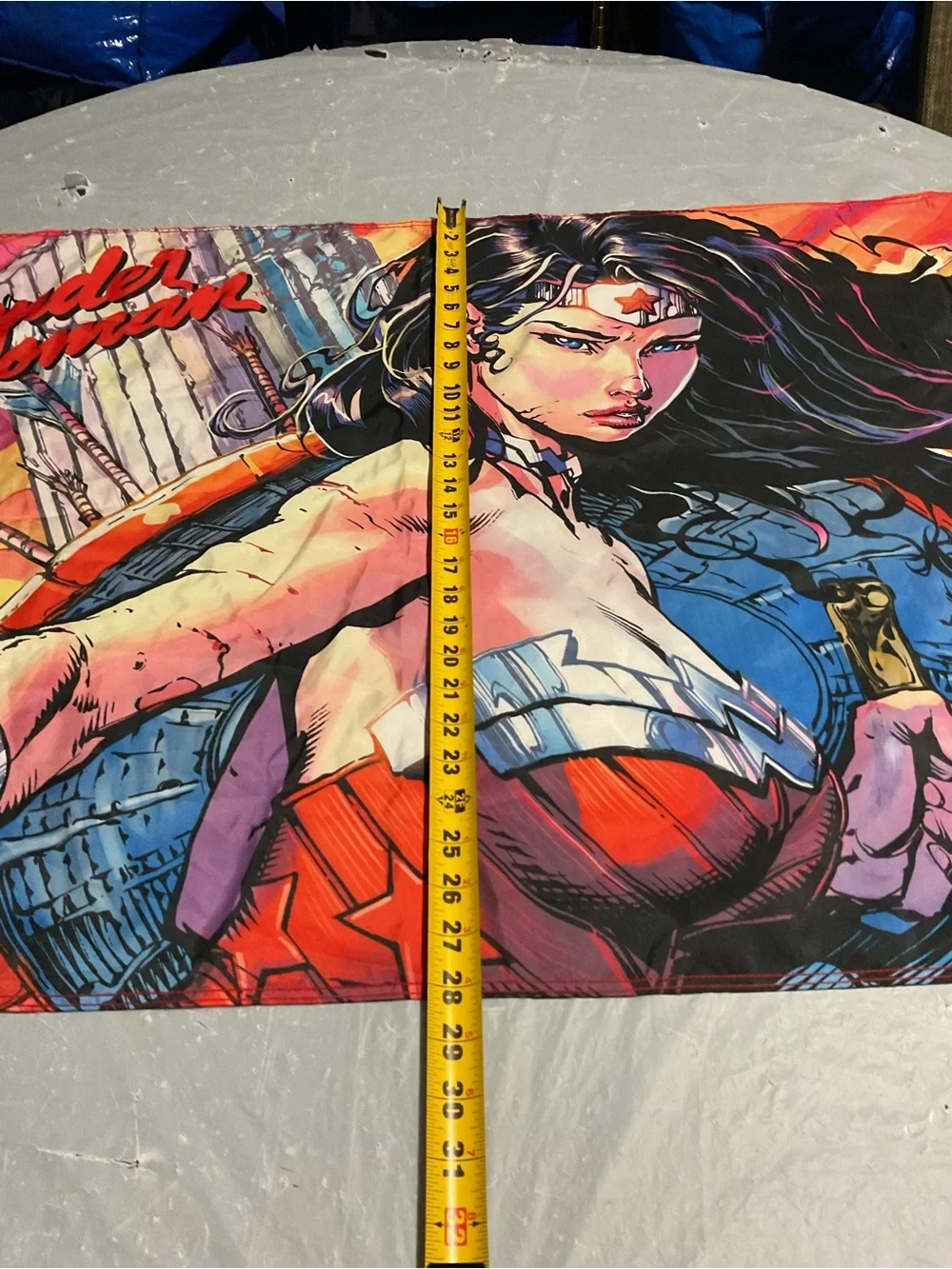 DC Wonder Woman wall decor- Red, Blue, Yellow, Pink